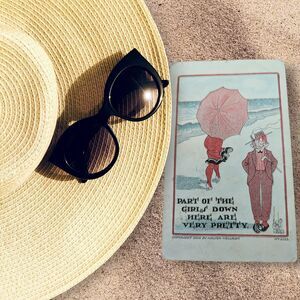 Postcard Humor Funny Cartoon Man Woman w/Umbrella To JR Peifer PA Vintage 1909